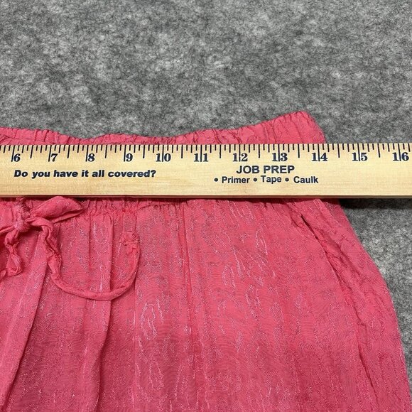 Nation LTD Fremont UnJoggers Womens M Cheetah Jacquard Sateen Pink Lightweight - Picture 12 of 16